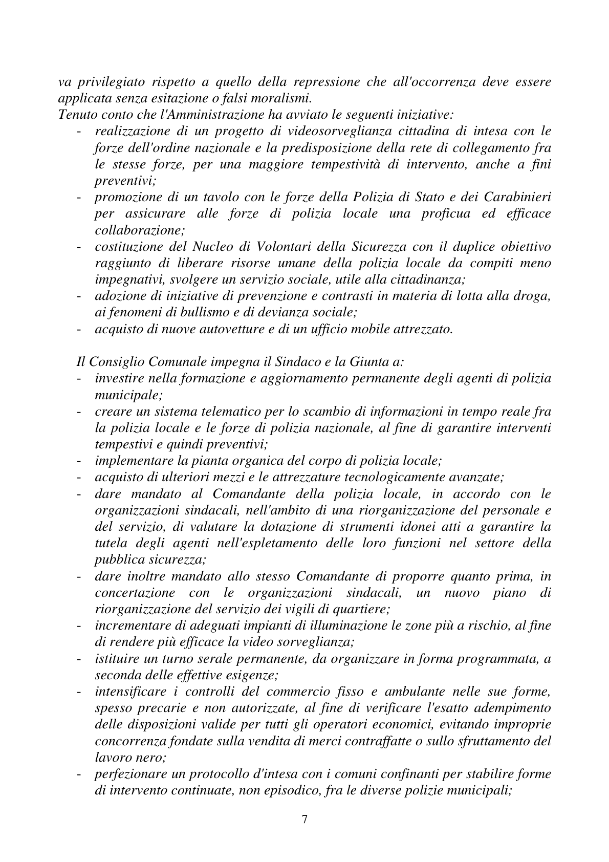Pagina 7 del verbale