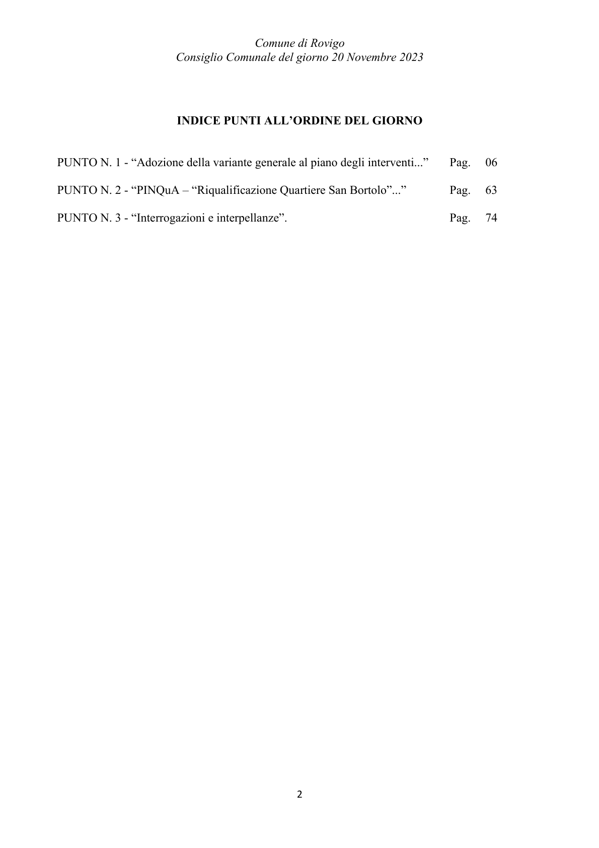 Pagina 2 del verbale