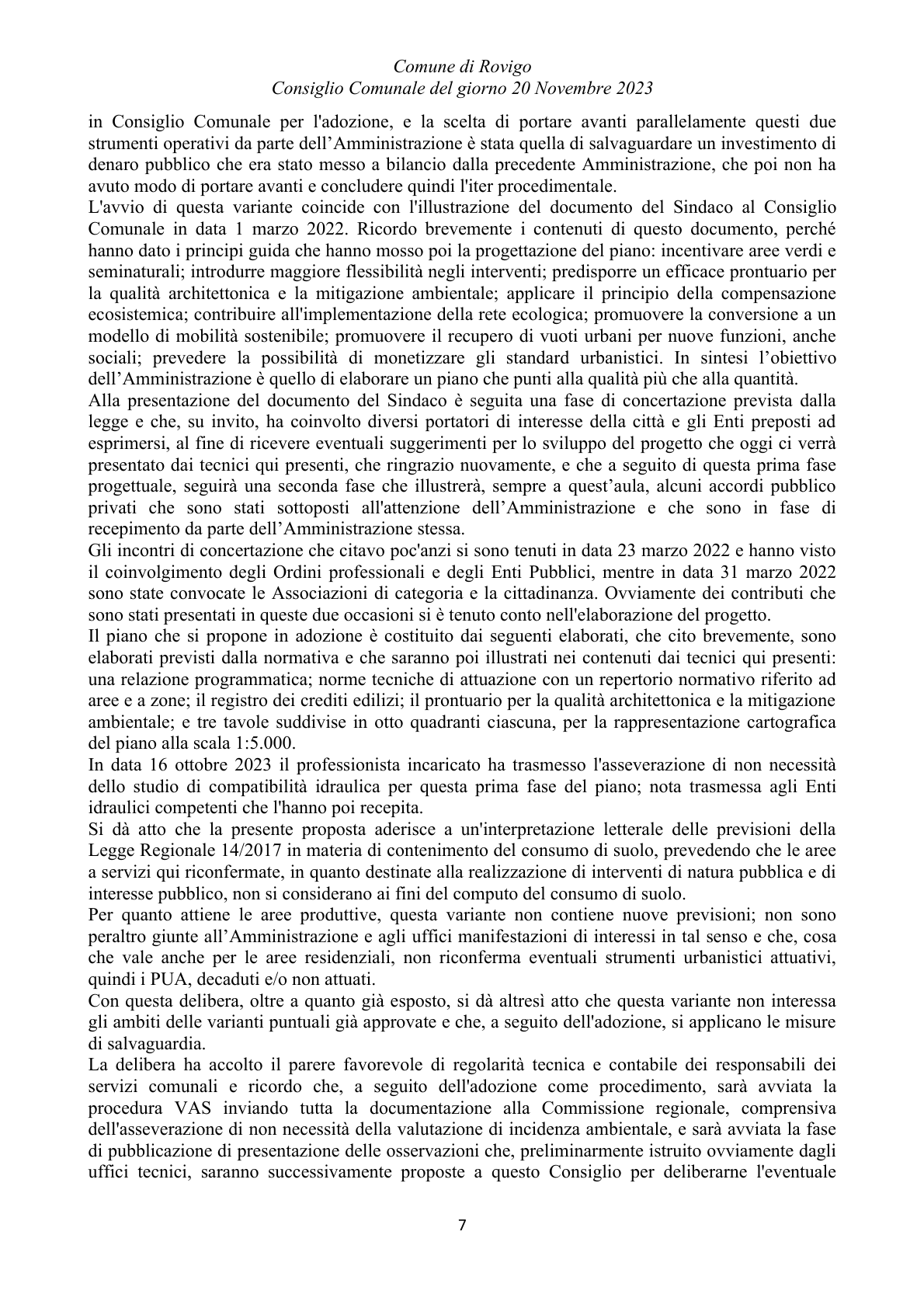 Pagina 7 del verbale