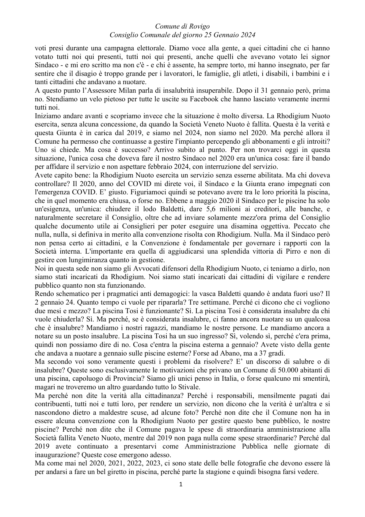 Pagina 10 del verbale