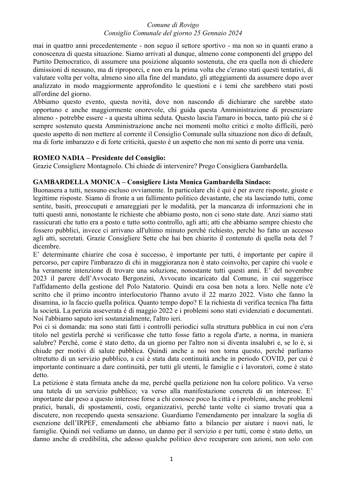 Pagina 15 del verbale