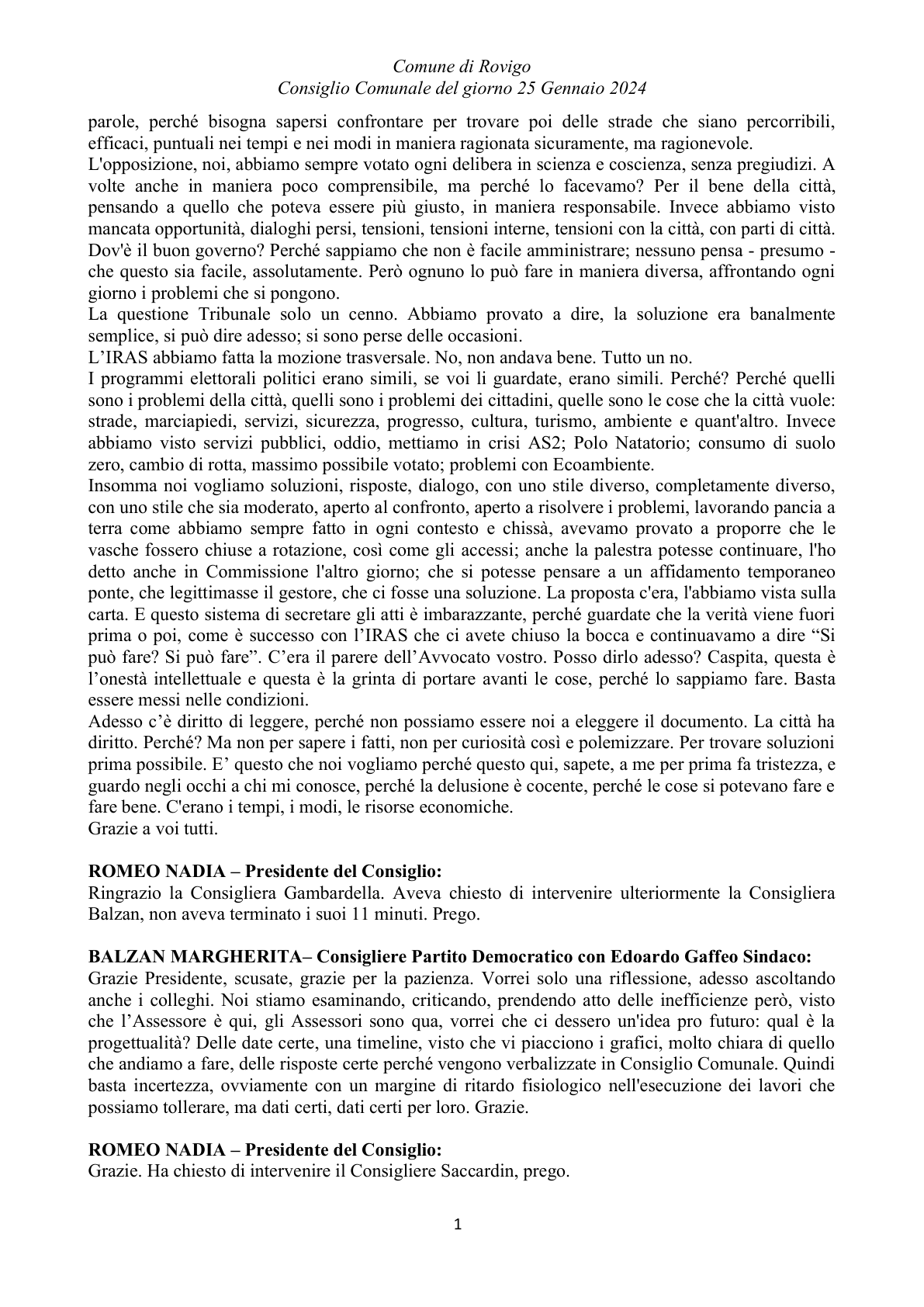 Pagina 16 del verbale