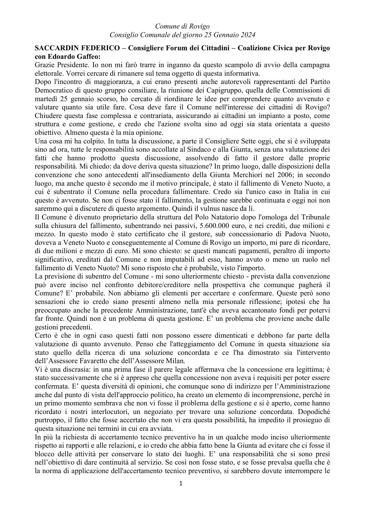 Pagina 17 del verbale