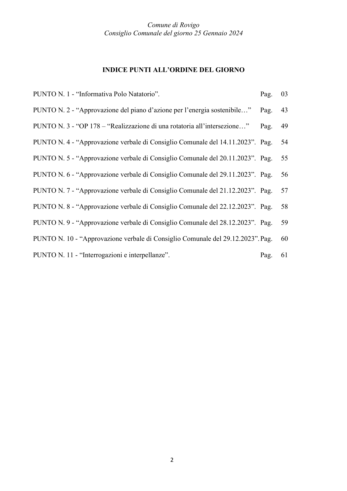Pagina 2 del verbale