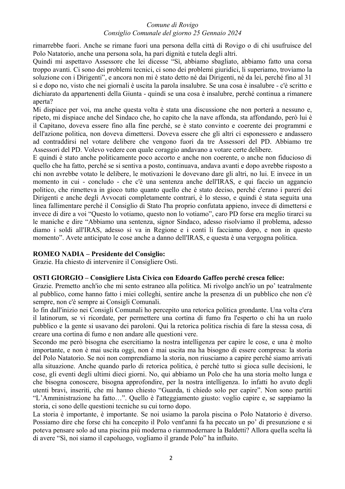 Pagina 27 del verbale