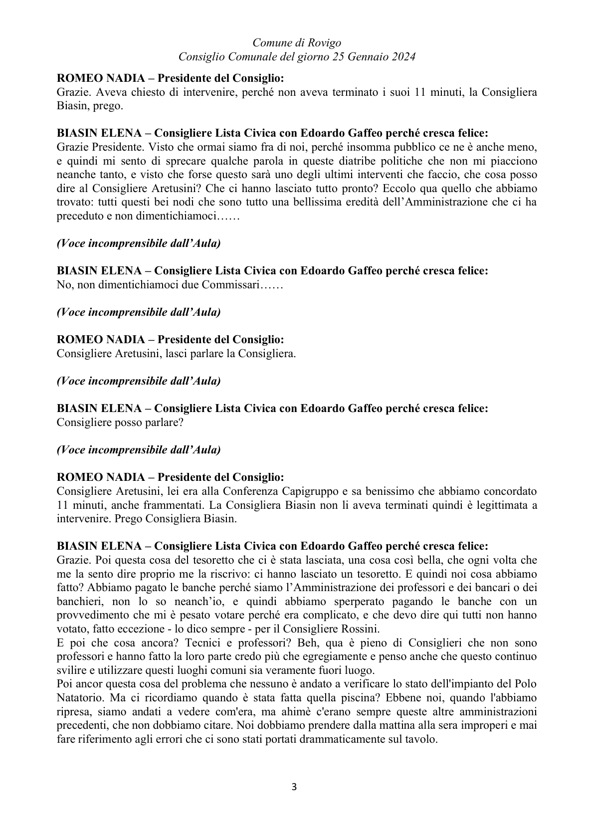 Pagina 32 del verbale