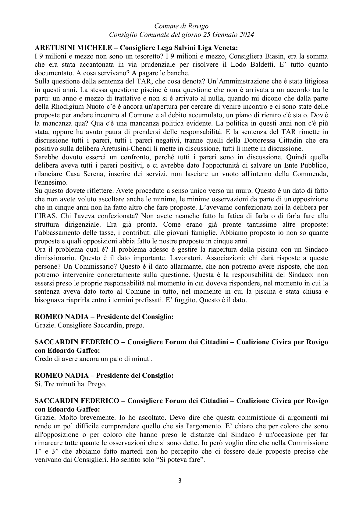 Pagina 34 del verbale
