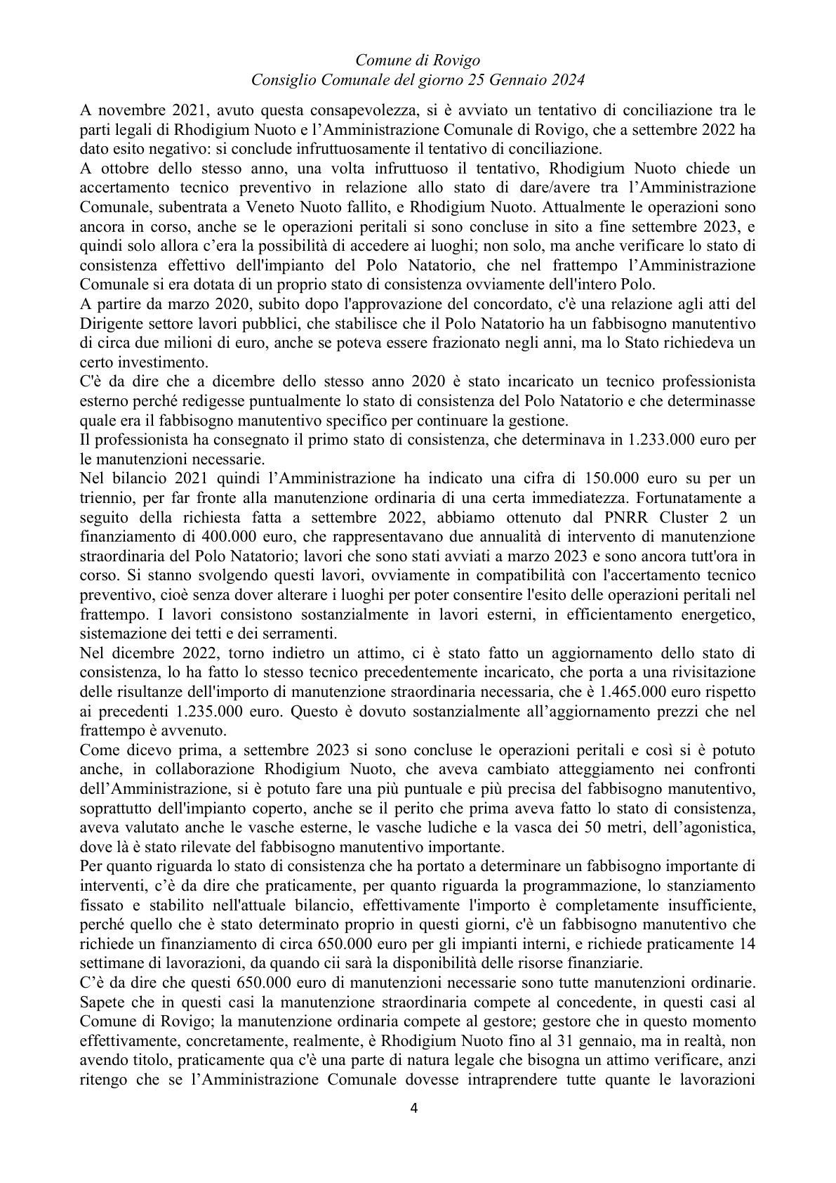 Pagina 4 del verbale