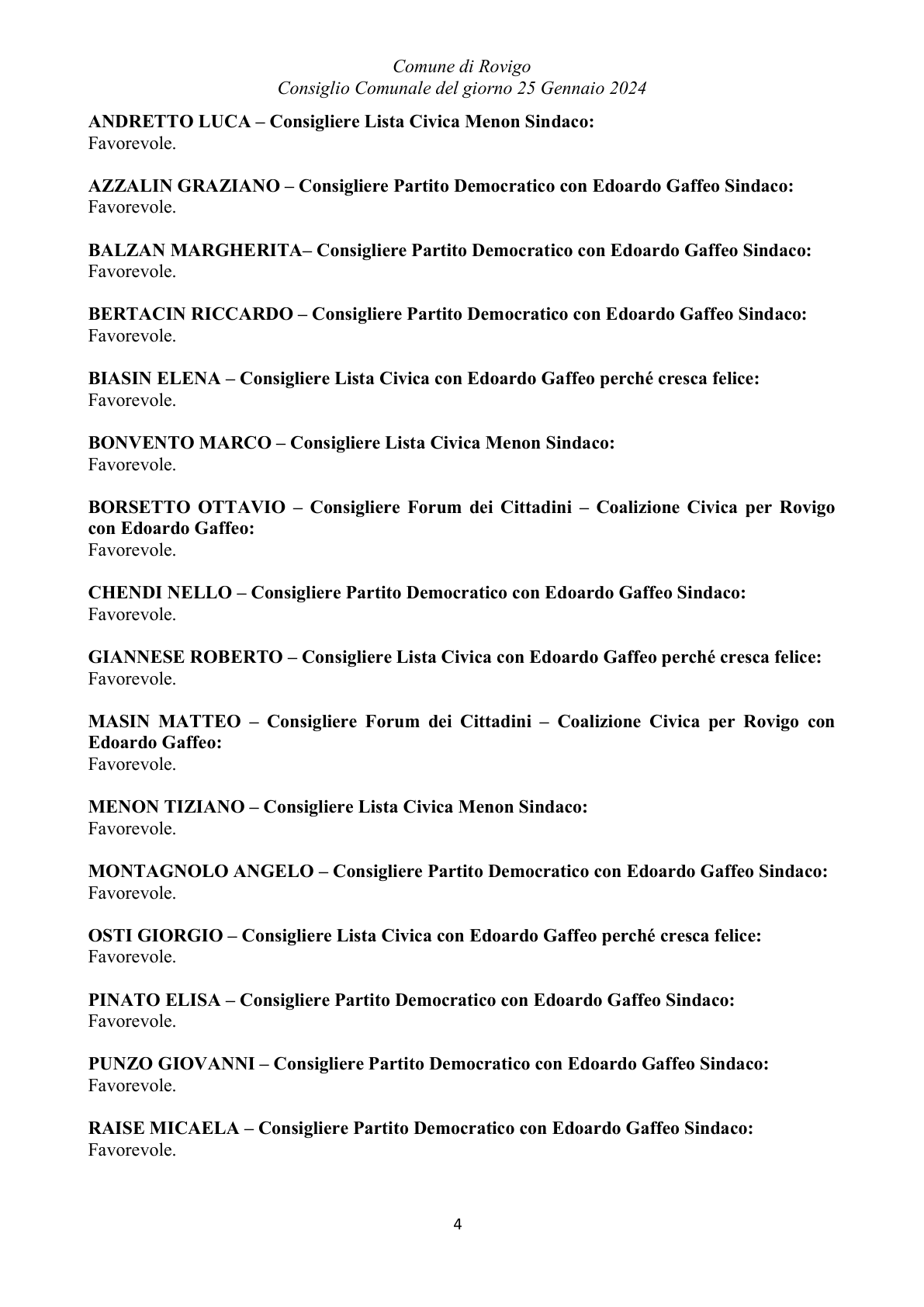 Pagina 47 del verbale