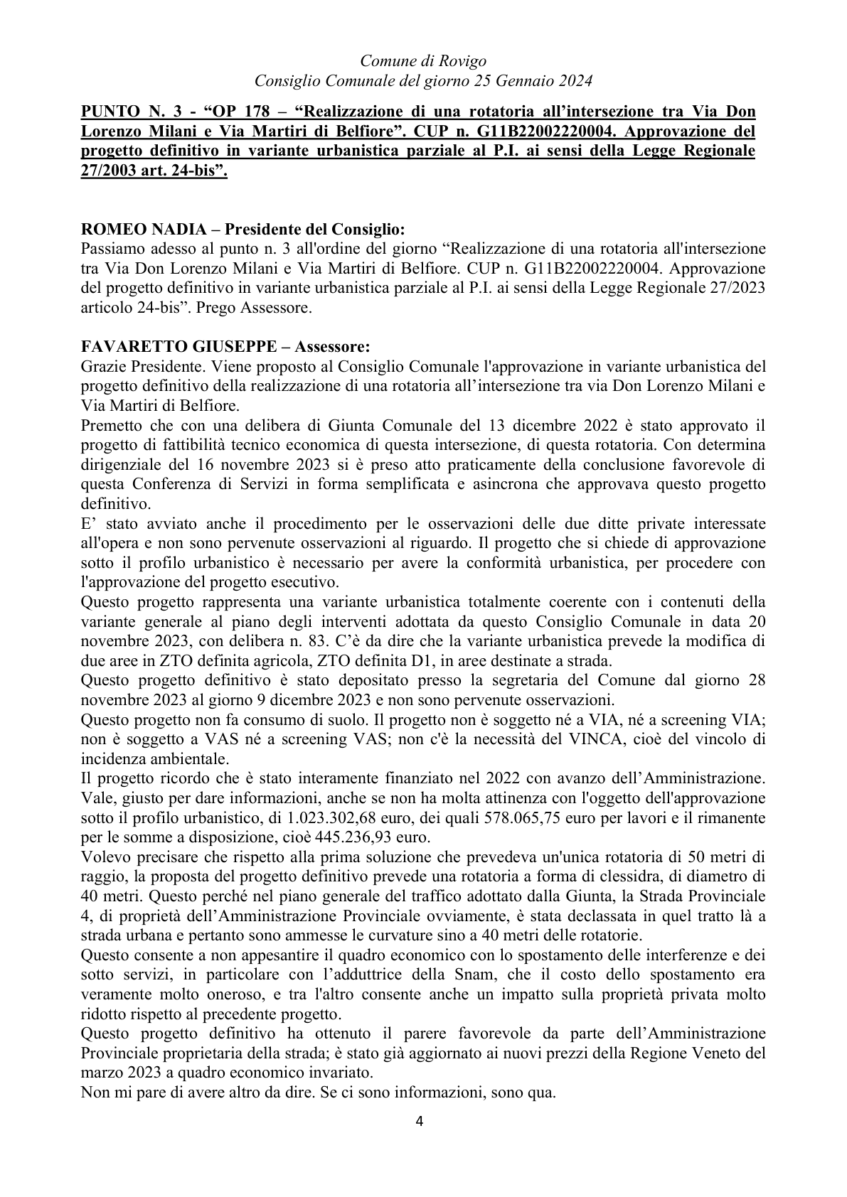 Pagina 49 del verbale