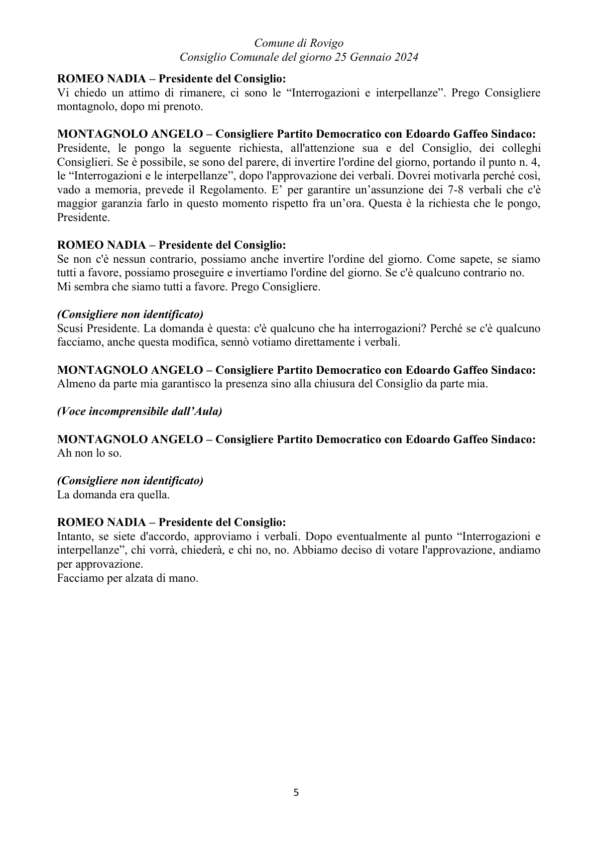 Pagina 53 del verbale