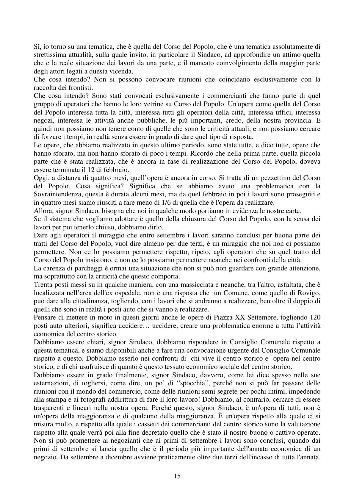 Pagina 15 del verbale