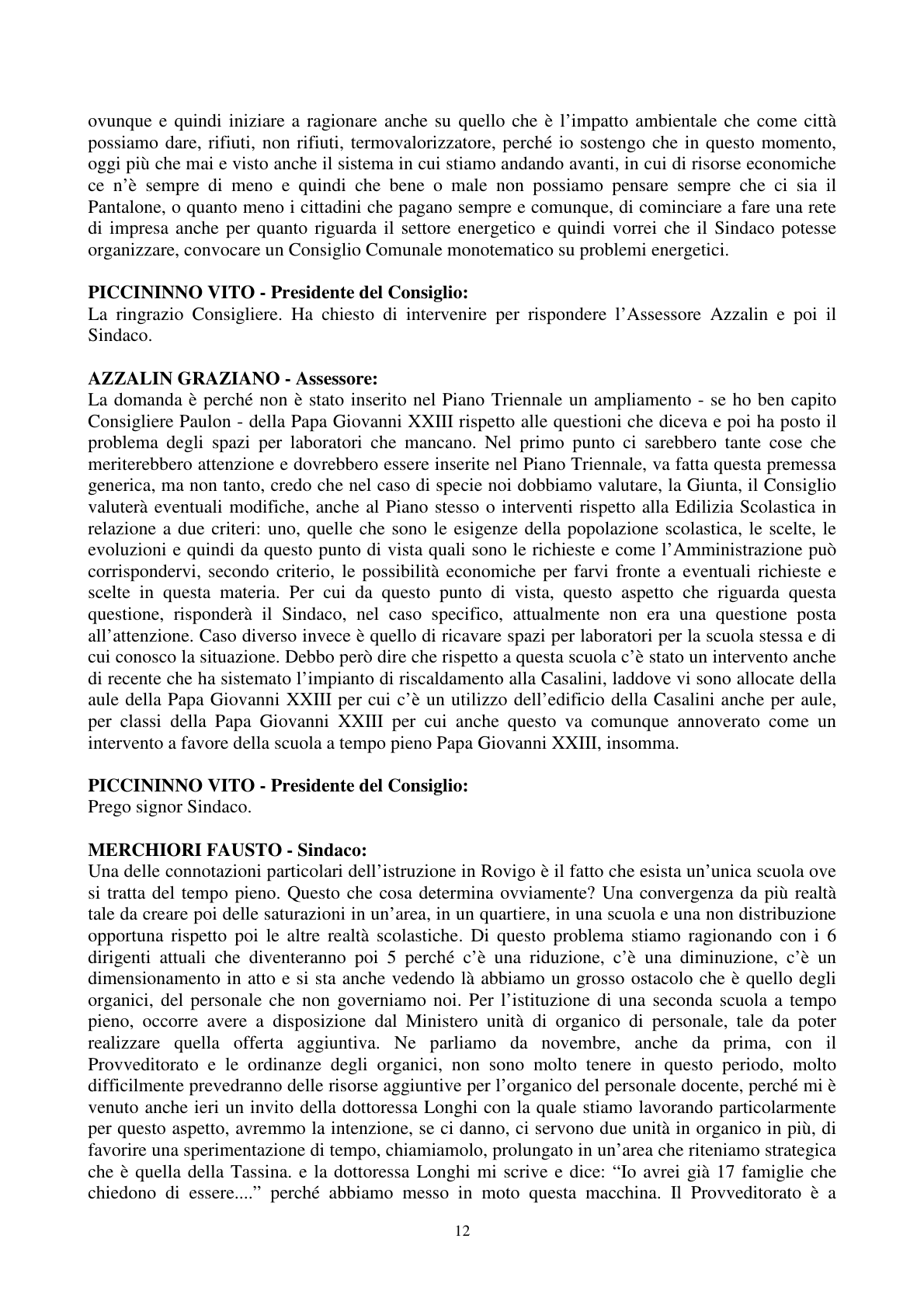 Pagina 13 del verbale