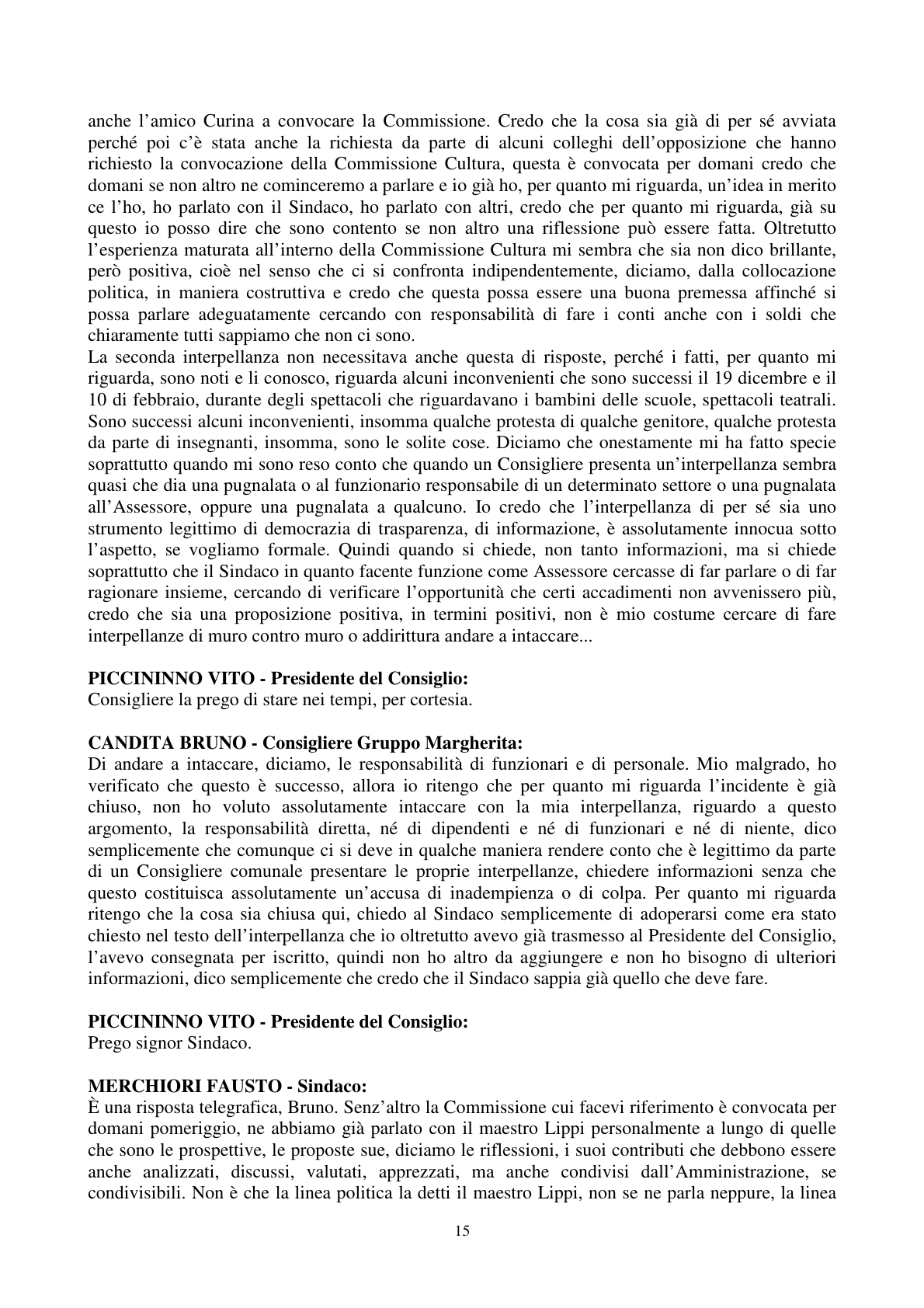 Pagina 16 del verbale
