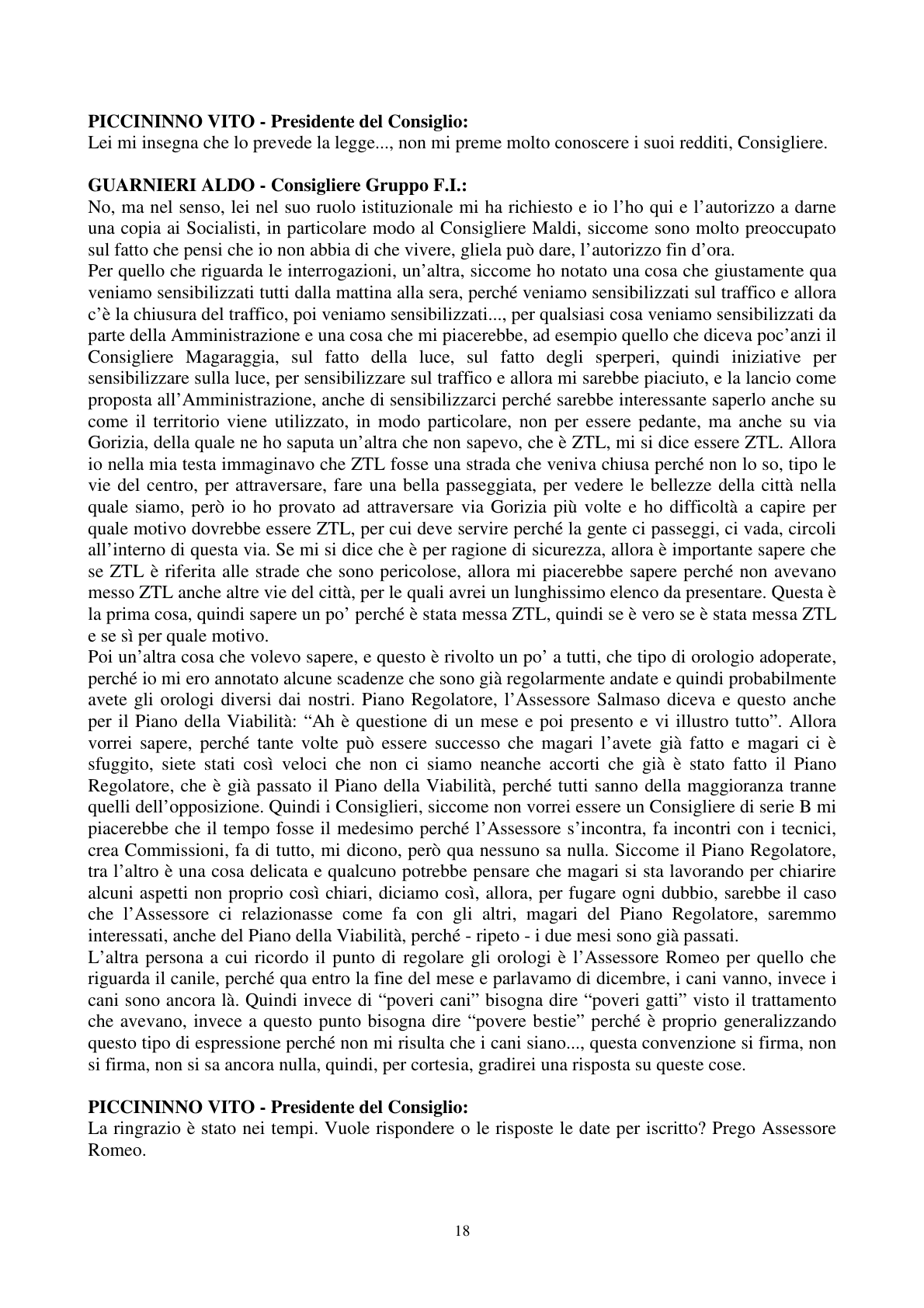 Pagina 19 del verbale