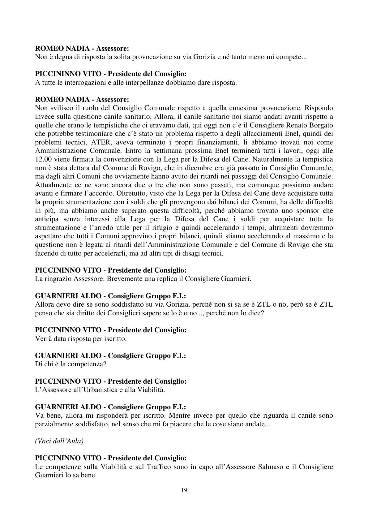 Pagina 20 del verbale