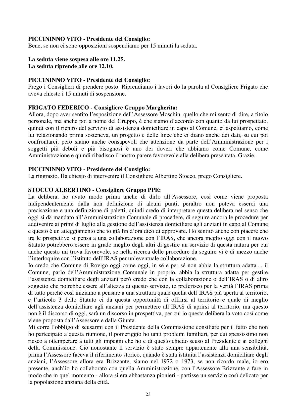 Pagina 24 del verbale