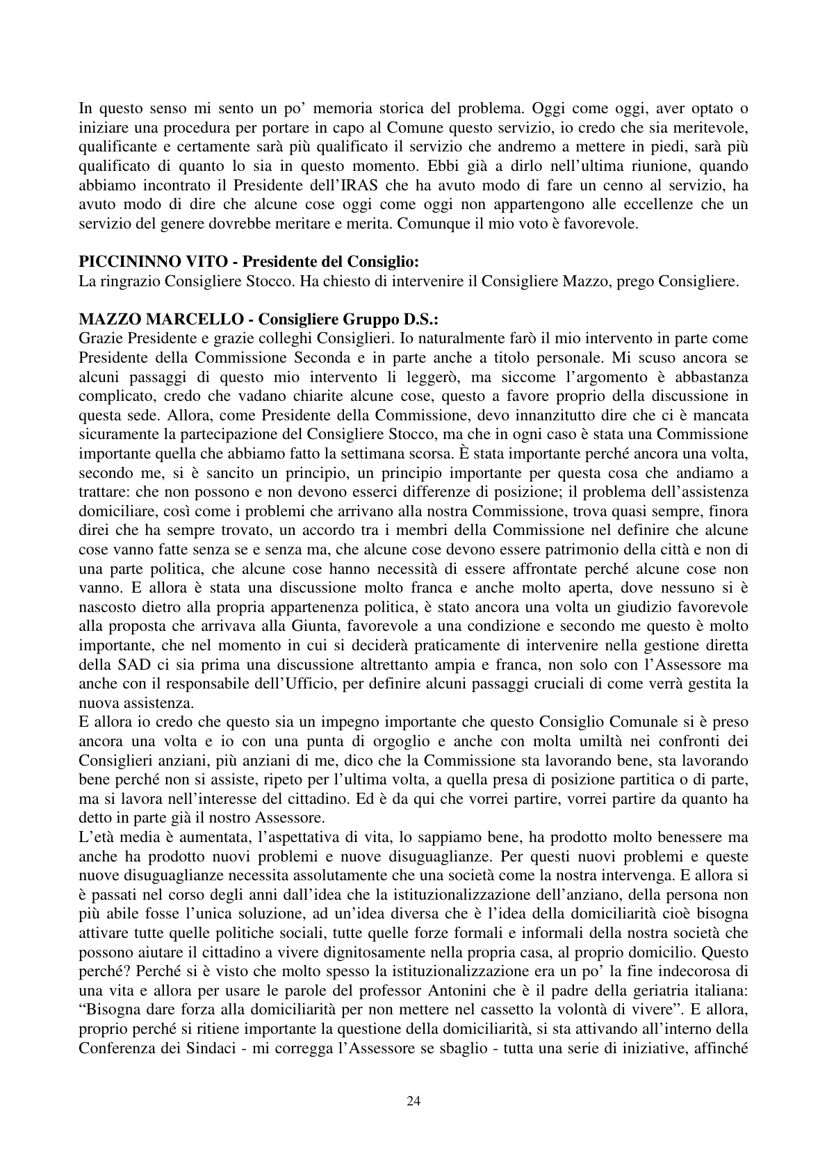 Pagina 25 del verbale