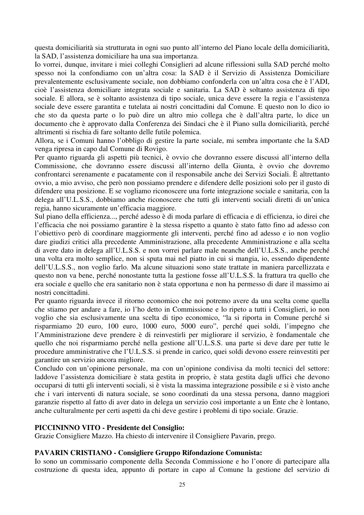 Pagina 26 del verbale