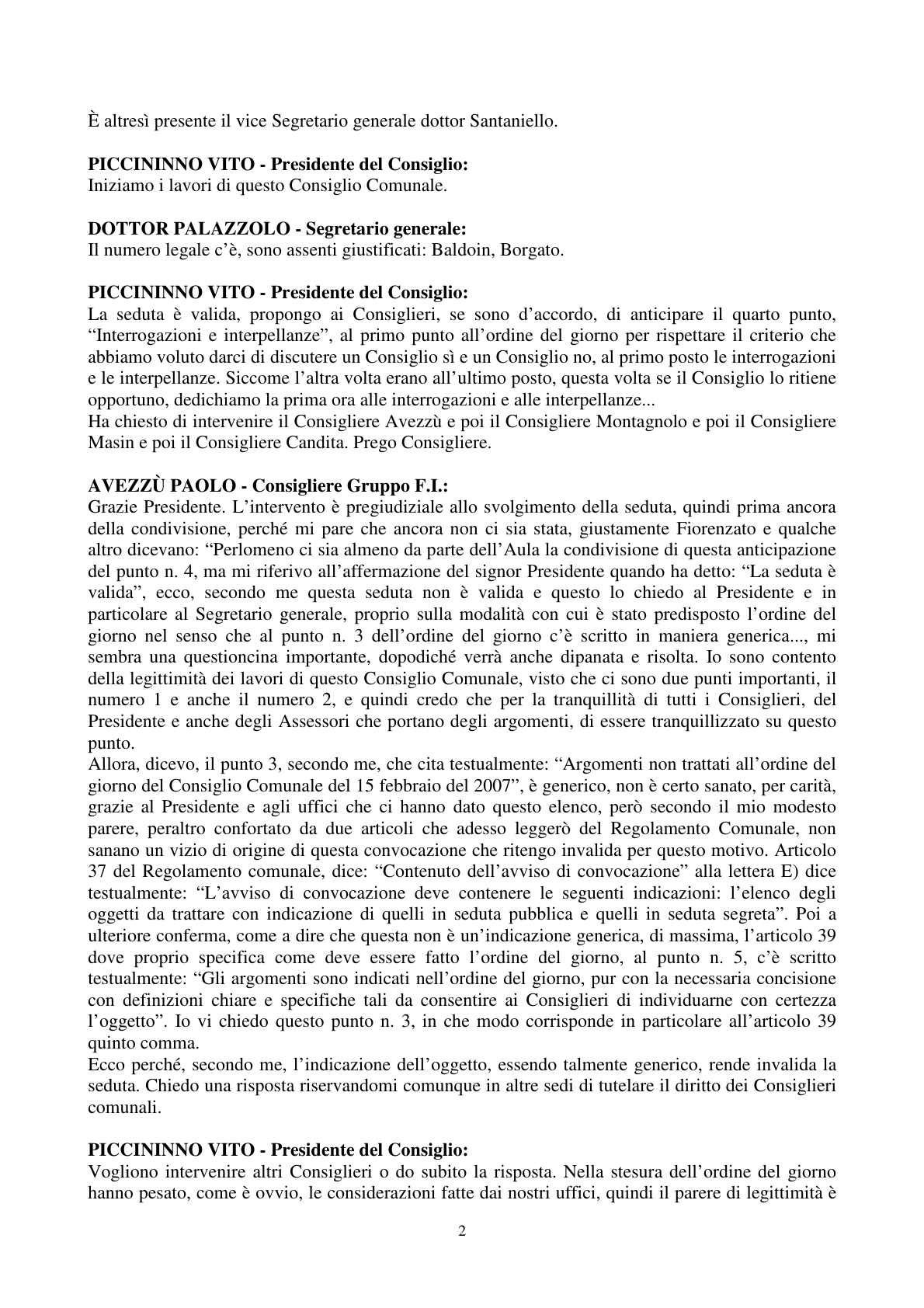 Pagina 3 del verbale