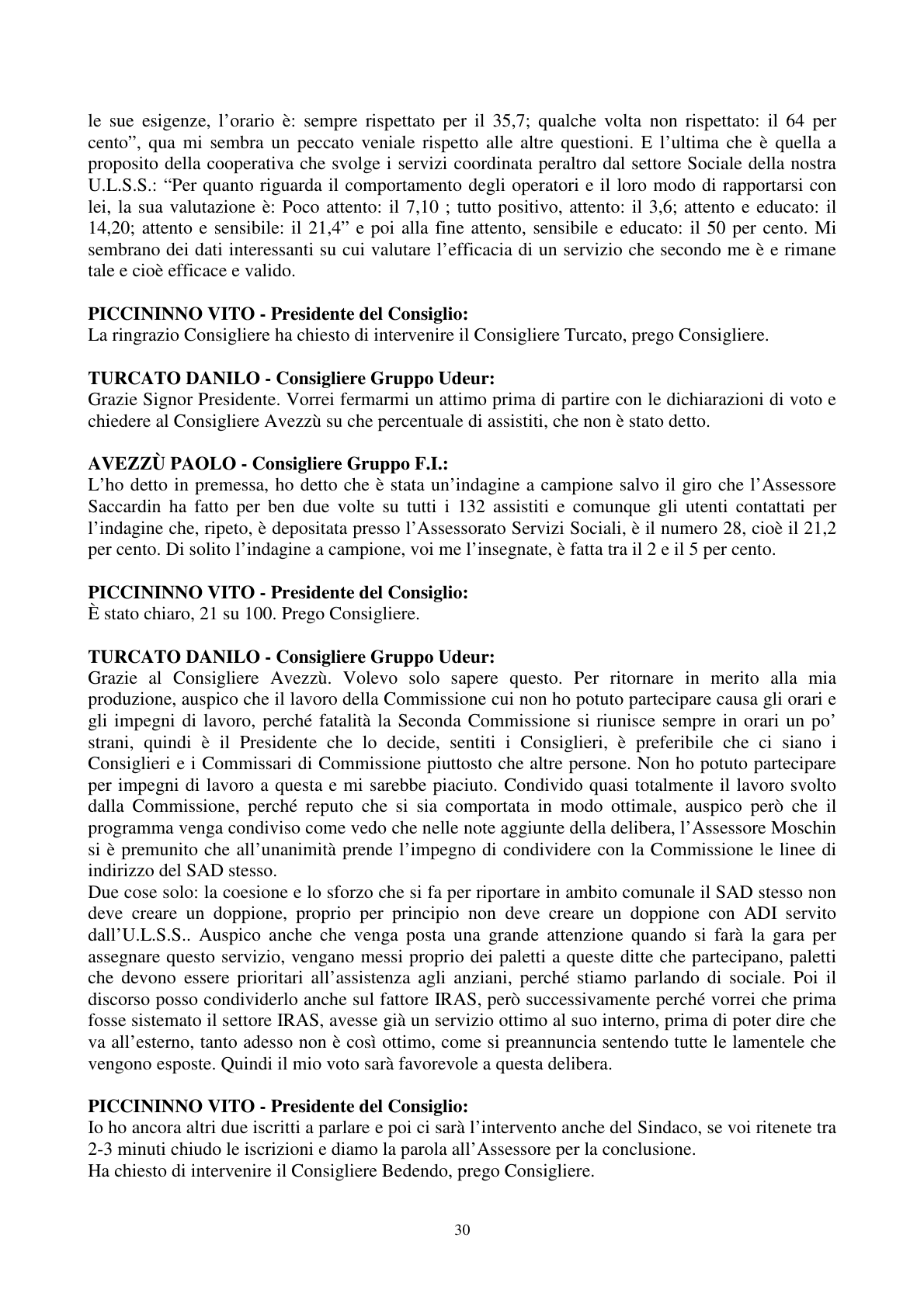 Pagina 31 del verbale
