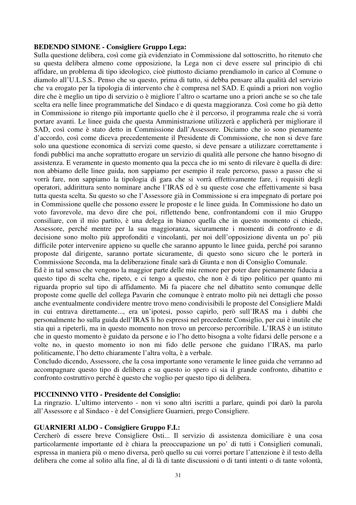 Pagina 32 del verbale