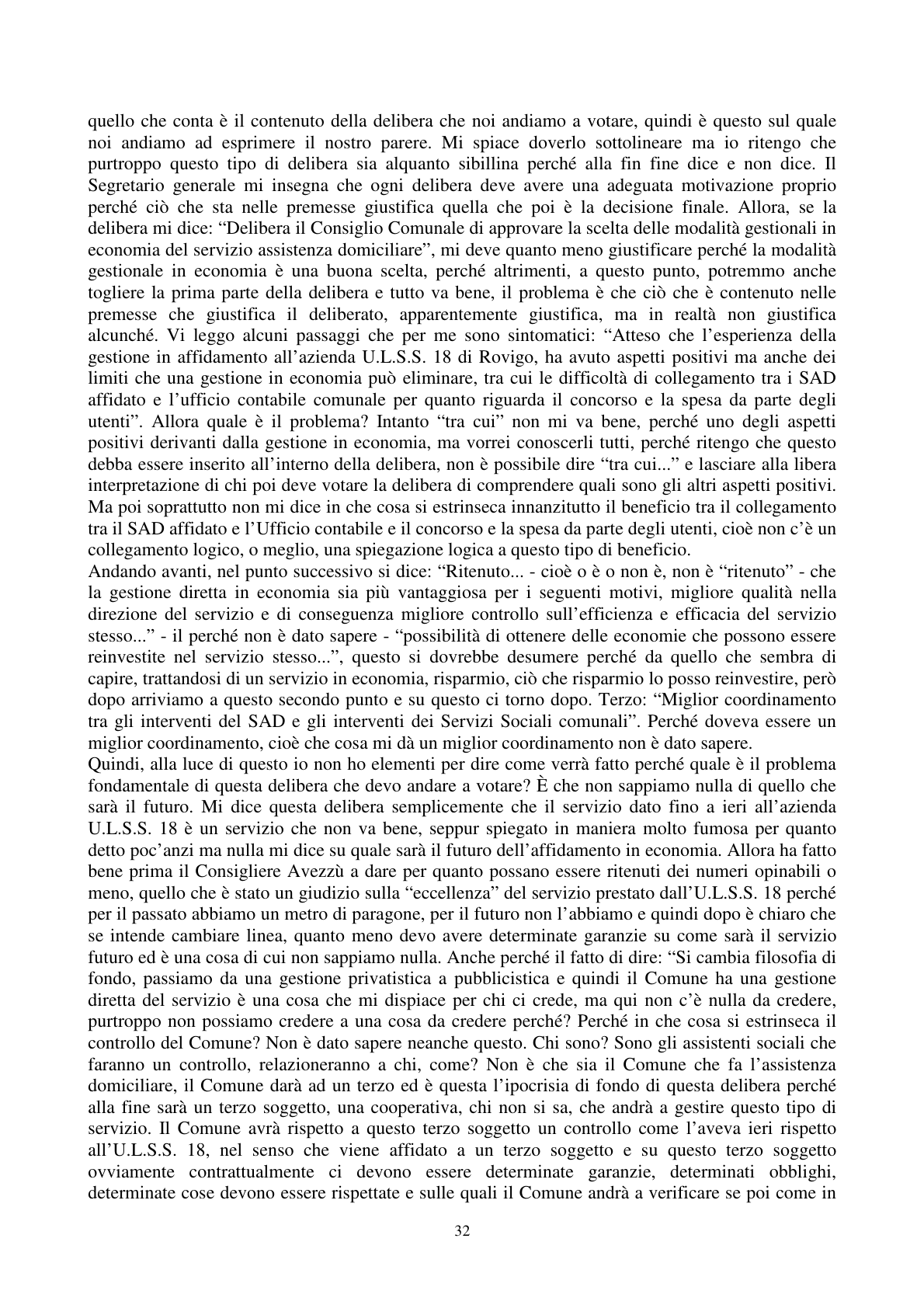 Pagina 33 del verbale
