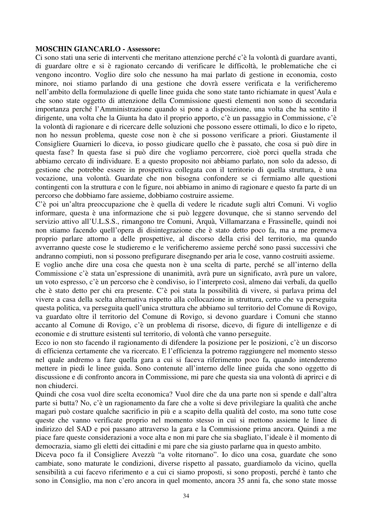 Pagina 35 del verbale