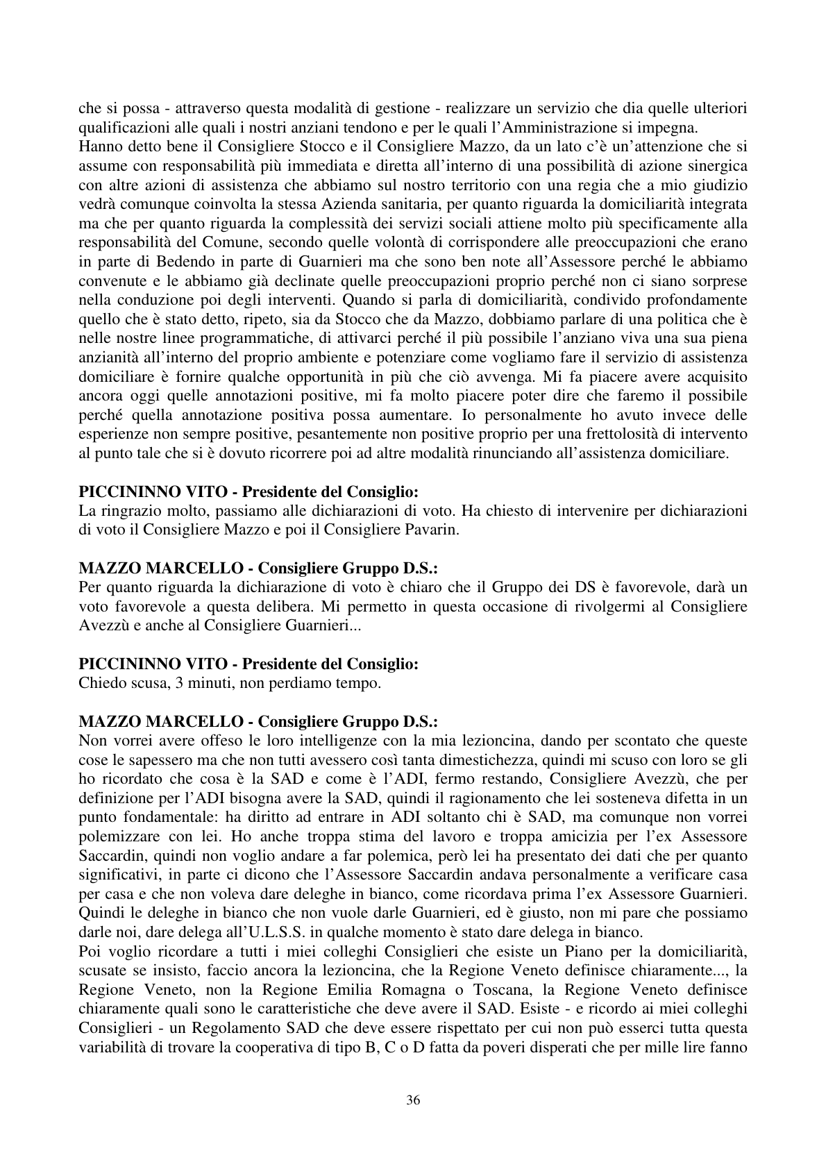 Pagina 37 del verbale