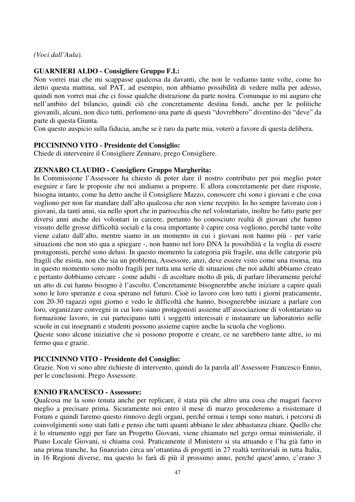 Pagina 48 del verbale