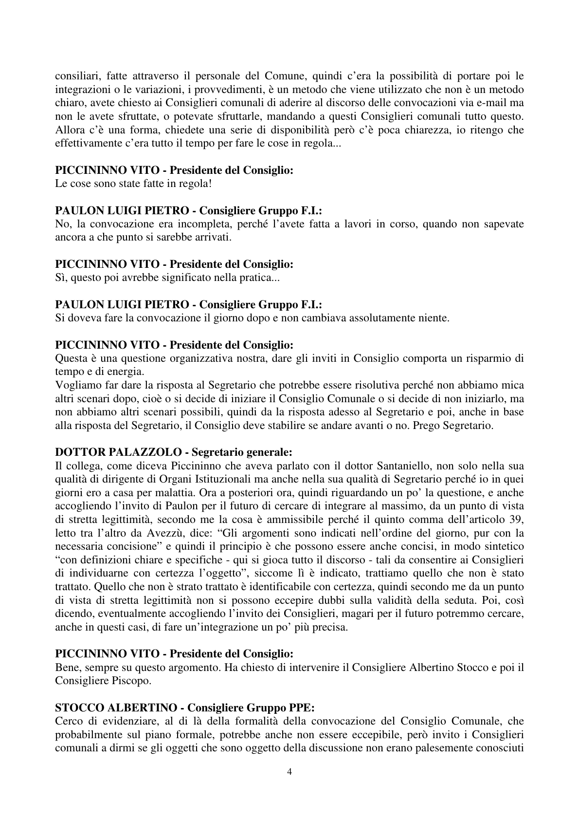 Pagina 5 del verbale