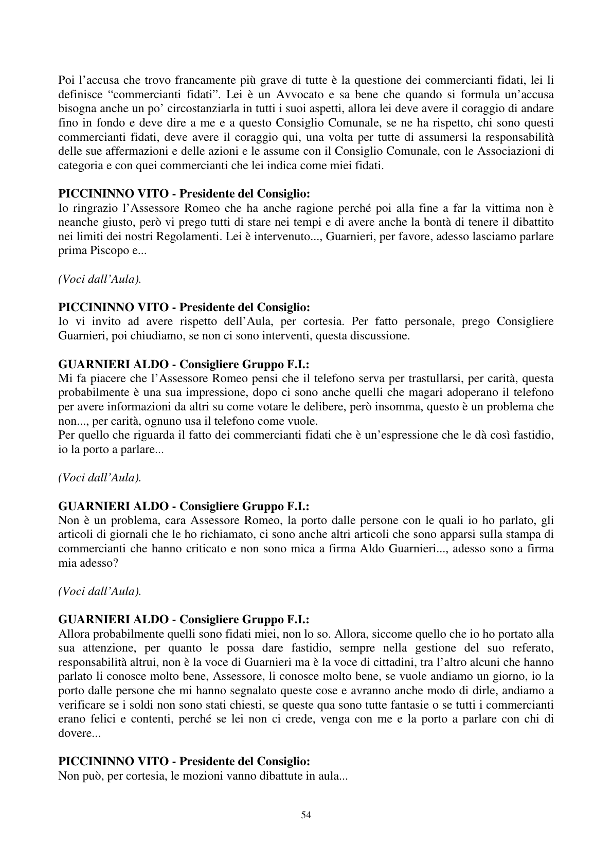 Pagina 55 del verbale