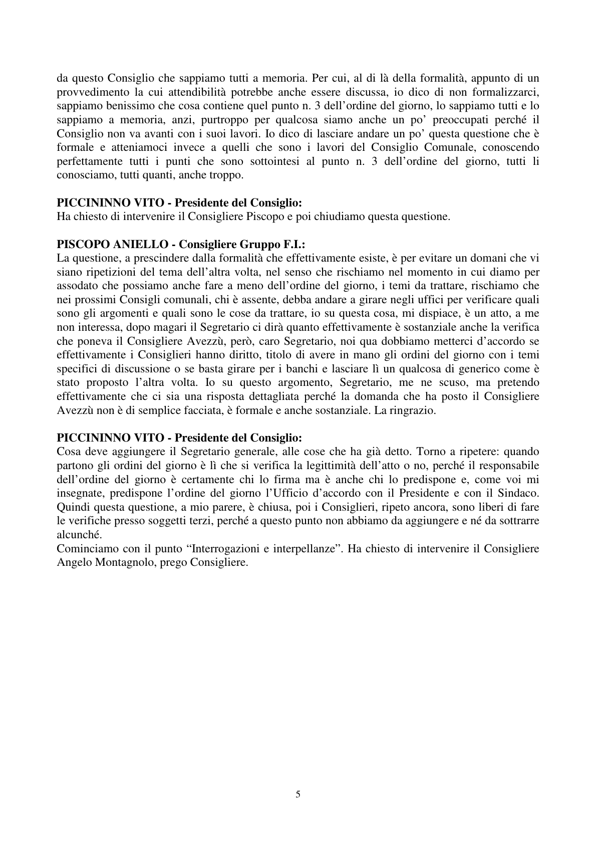 Pagina 6 del verbale