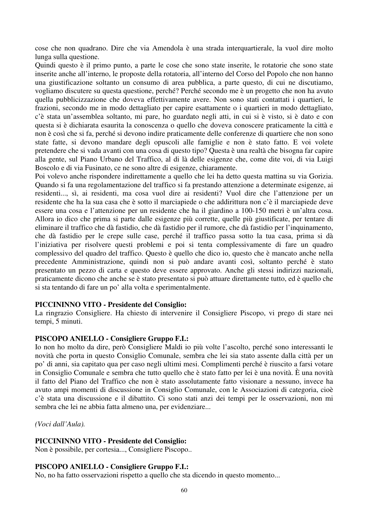 Pagina 61 del verbale