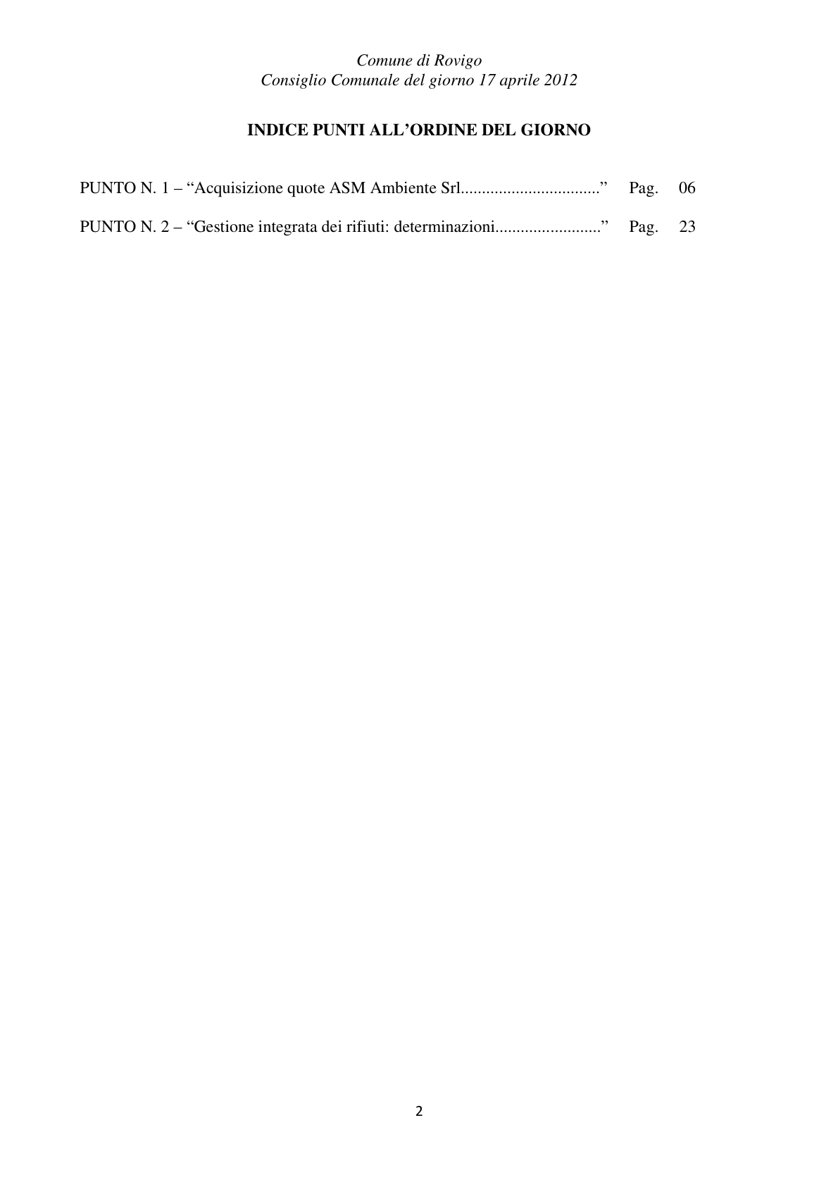 Pagina 2 del verbale