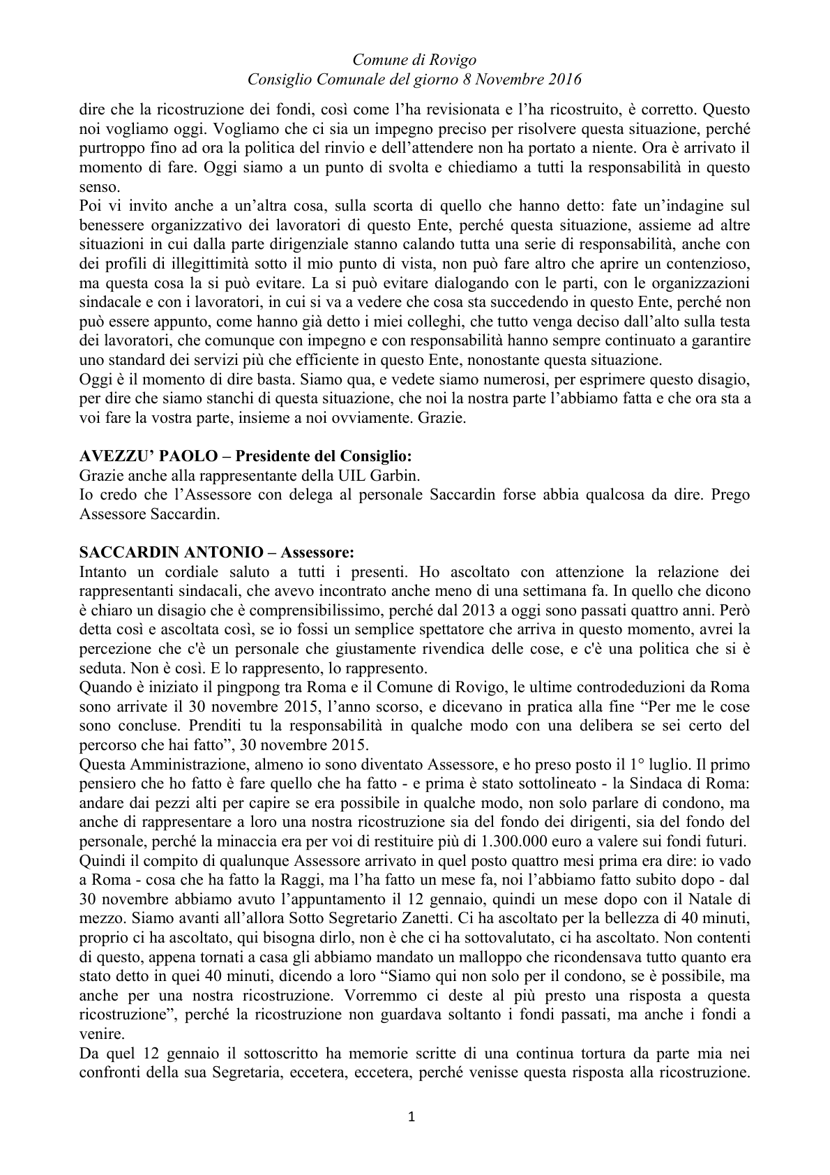 Pagina 10 del verbale