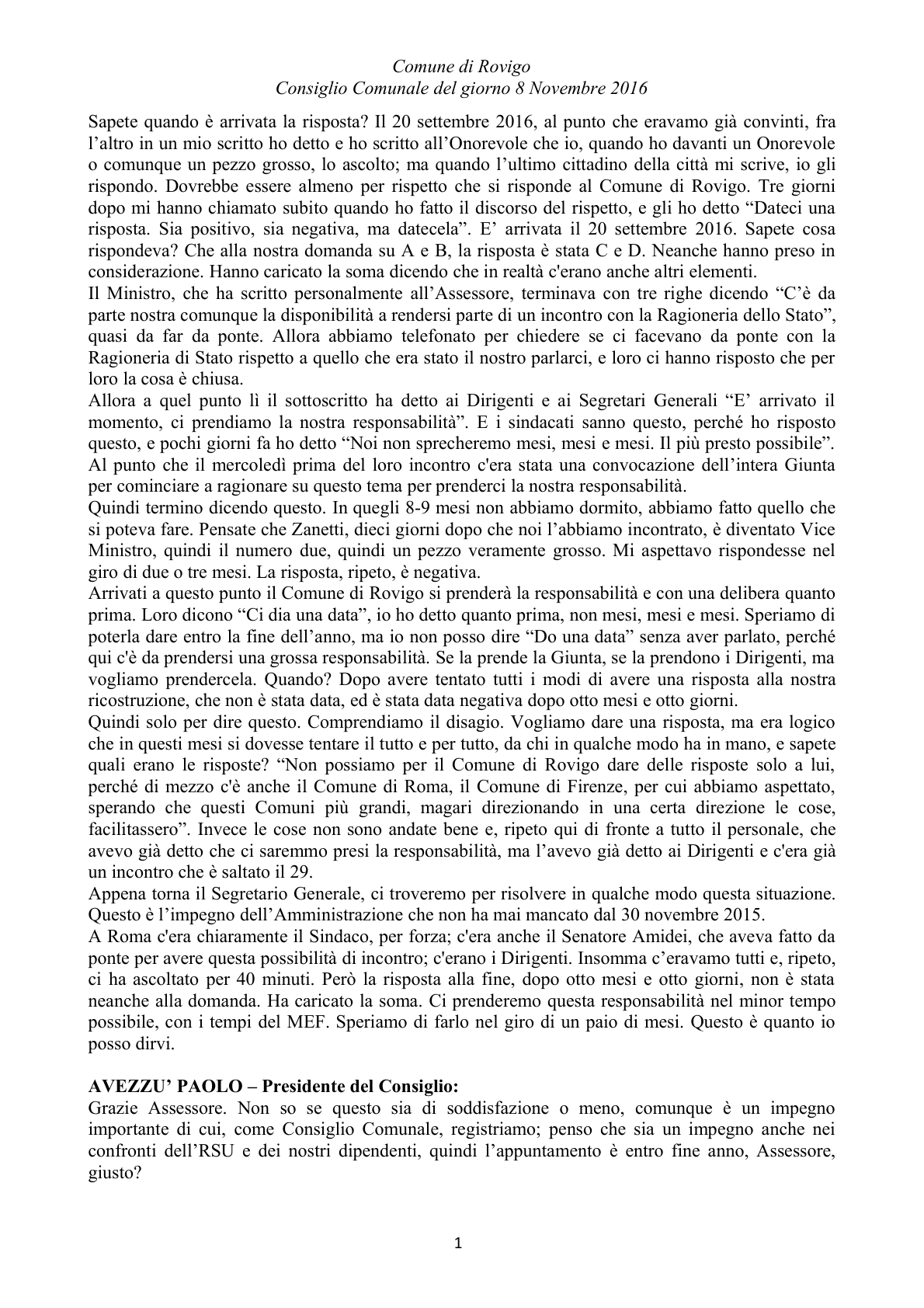 Pagina 11 del verbale