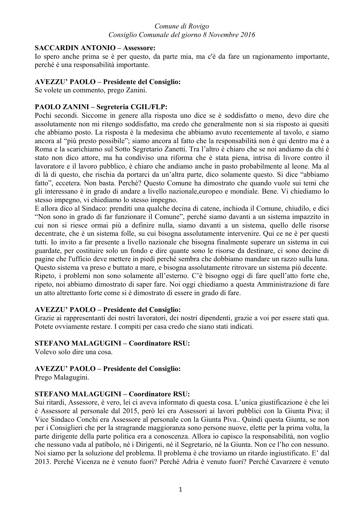 Pagina 12 del verbale