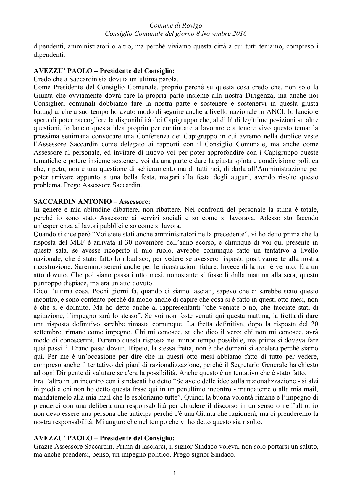 Pagina 14 del verbale