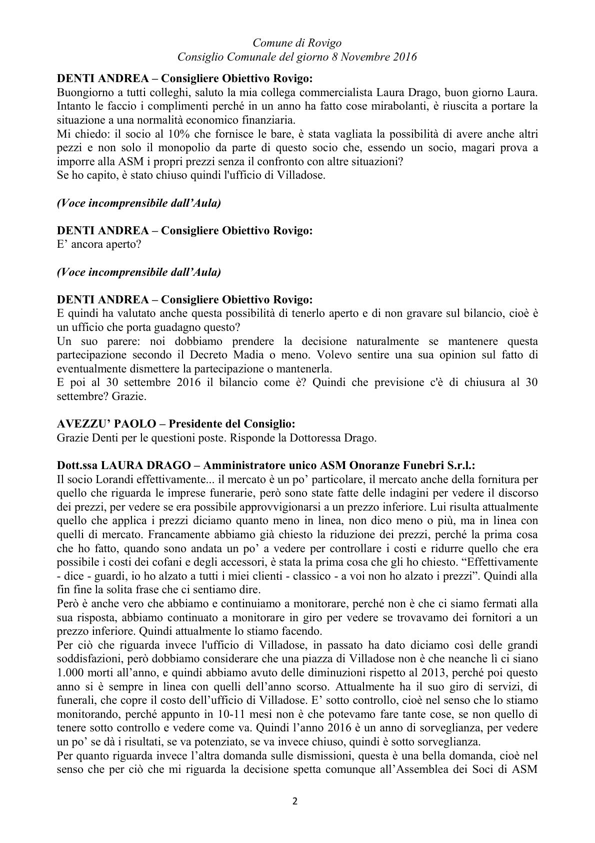 Pagina 20 del verbale
