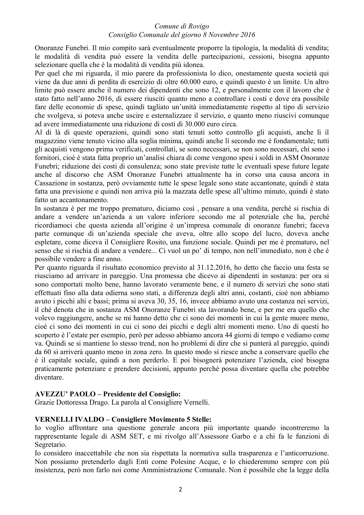 Pagina 21 del verbale