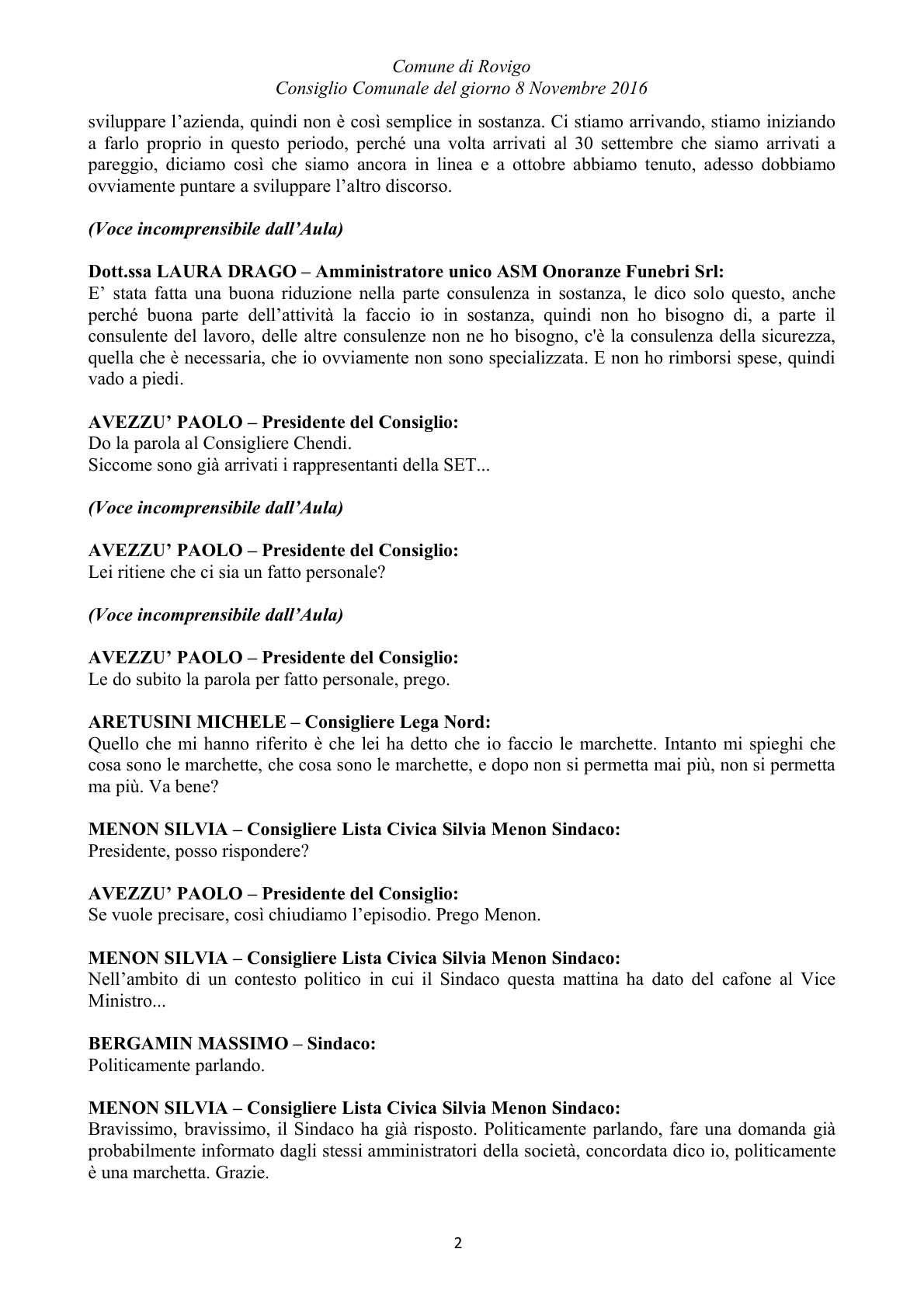 Pagina 28 del verbale