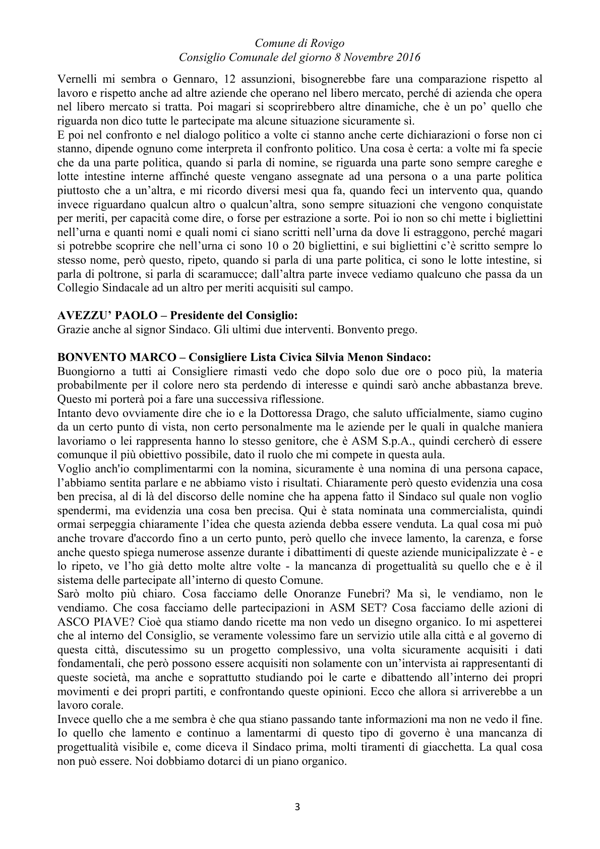Pagina 31 del verbale