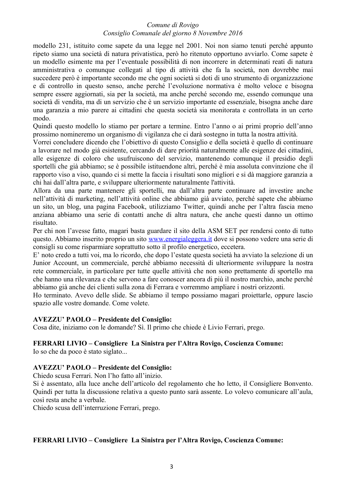 Pagina 37 del verbale