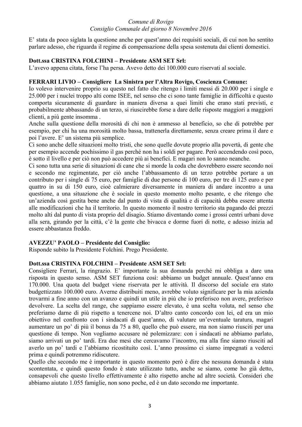 Pagina 38 del verbale