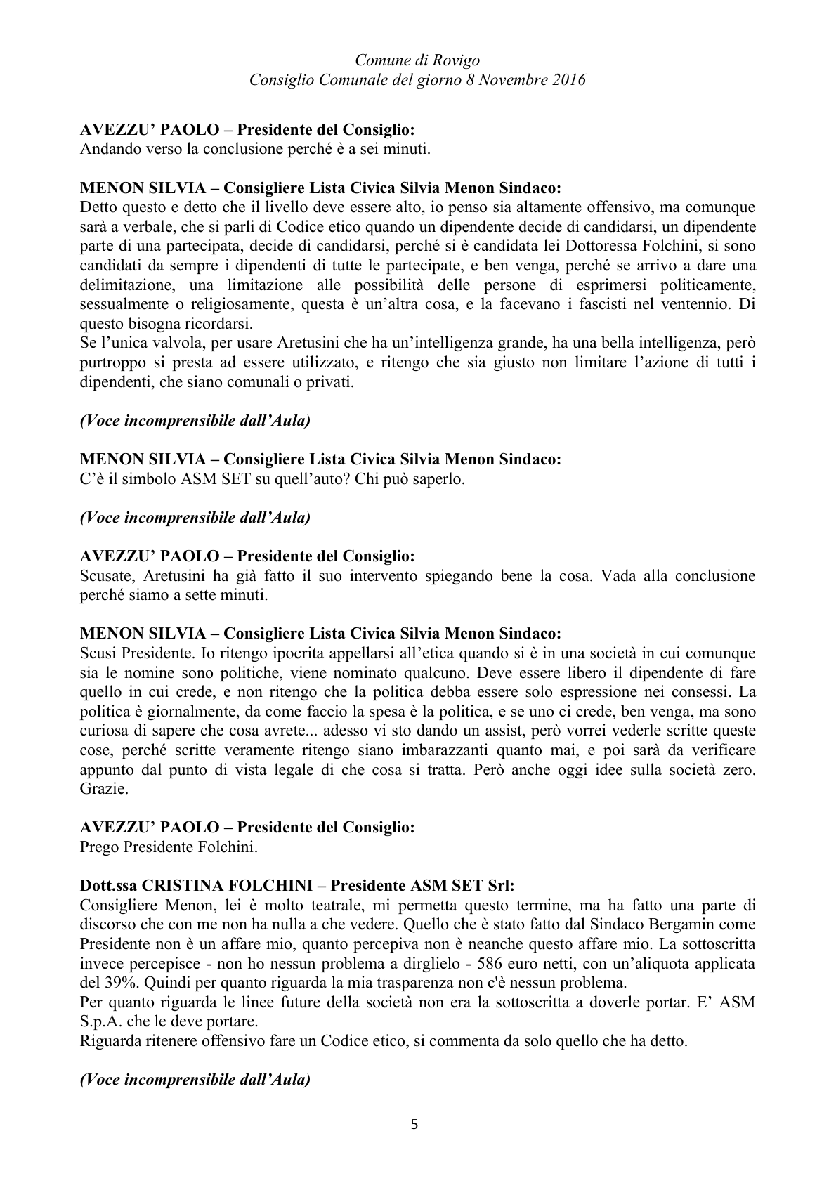 Pagina 50 del verbale