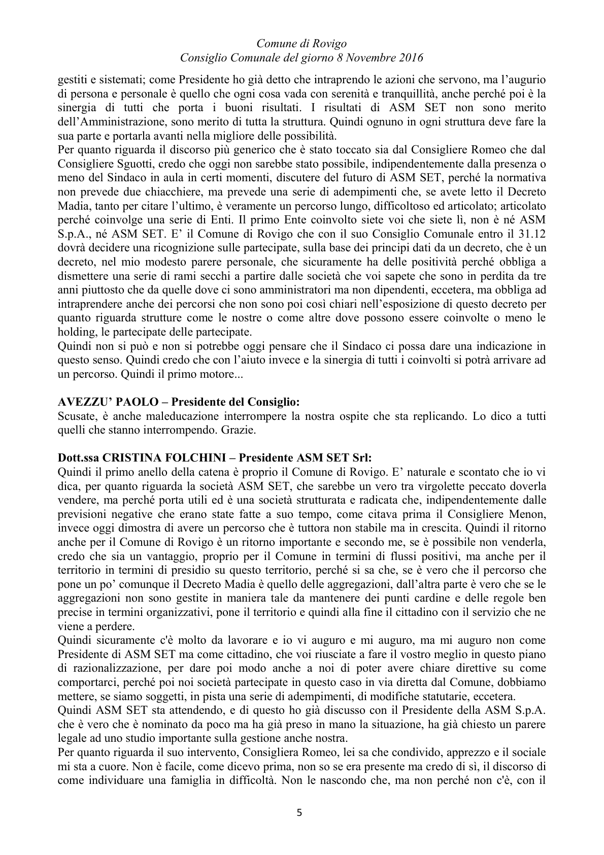 Pagina 56 del verbale