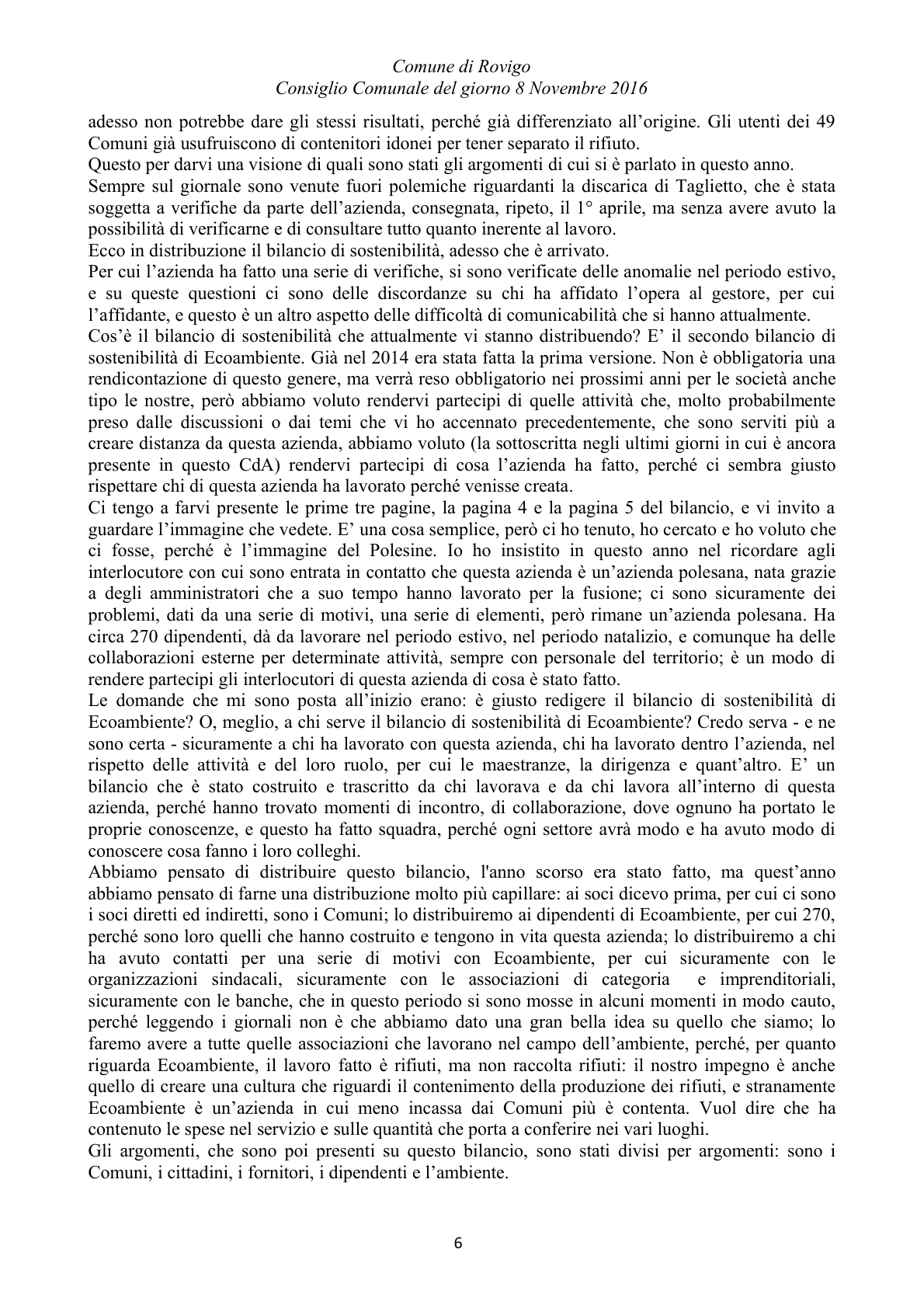 Pagina 60 del verbale