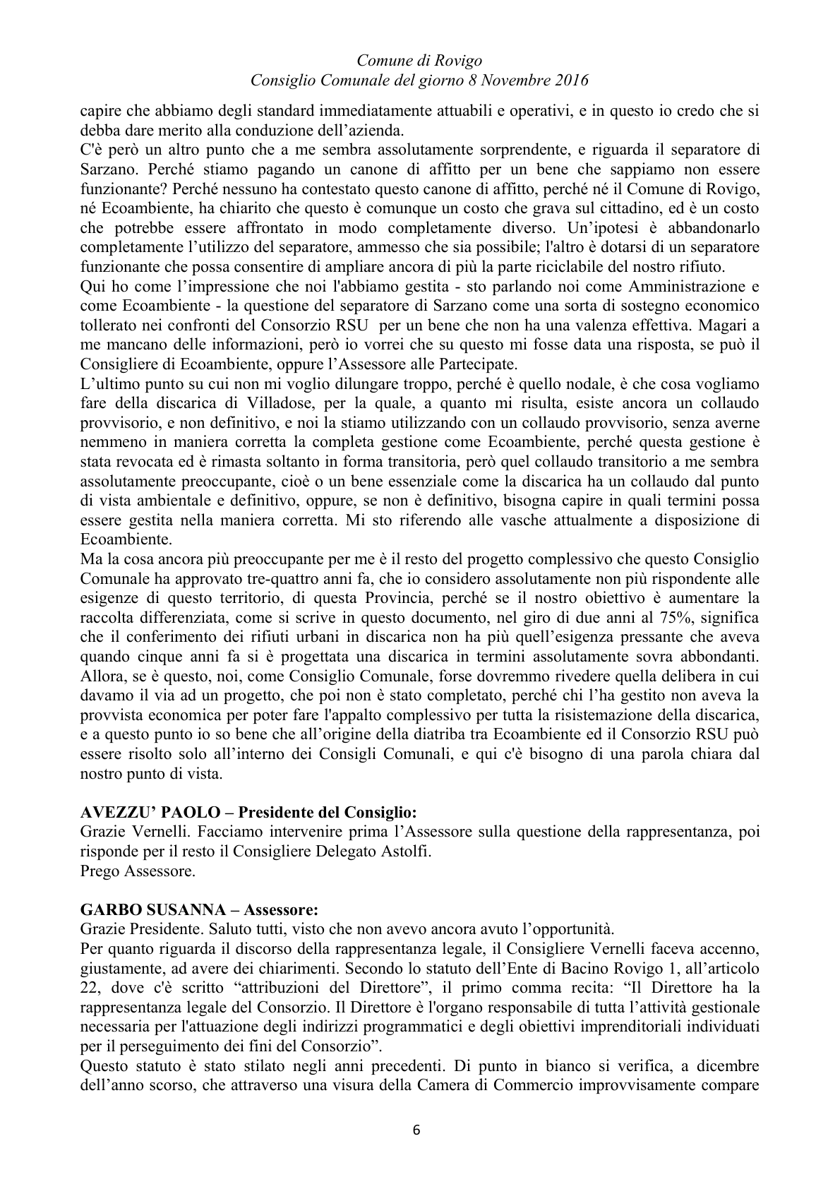 Pagina 66 del verbale