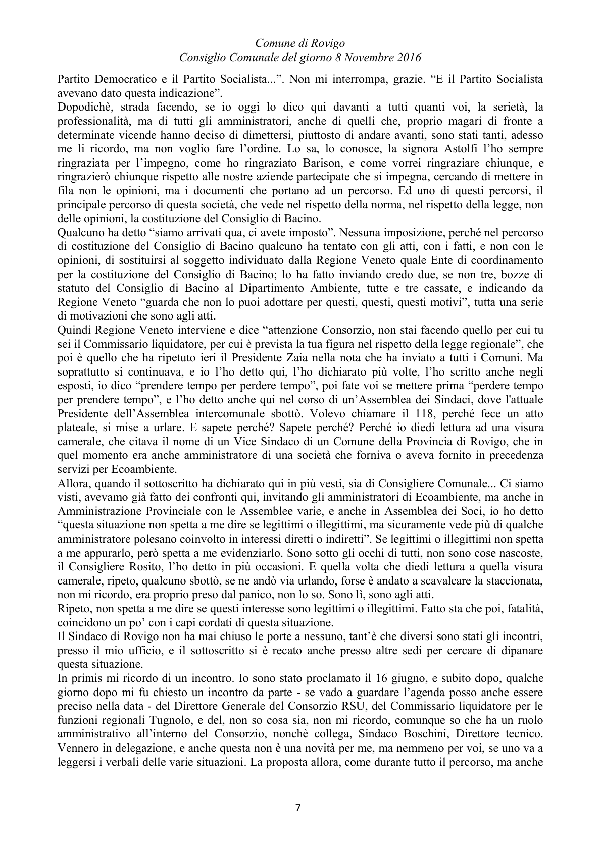 Pagina 77 del verbale